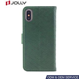 Чехол-кошелек для iPhone X, противоудврный флип чехол
