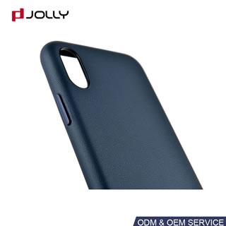 Кожаный противоударный чехол для iPhone X