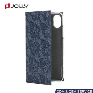 Кожаный флип чехол для iPhone X