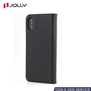 Противоударный кожаный чехол из кожзама для iPhone X