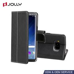 Кожаный чехол для Samsung Galaxy S8, Водонепроницаемый чехол-кошелек для телефона