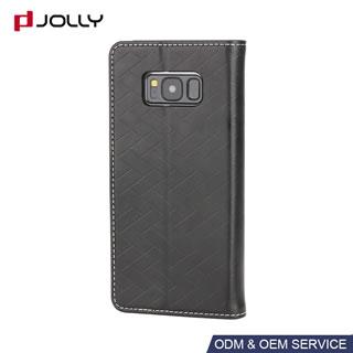 Кожаный чехол для Samsung Galaxy S8, Водонепроницаемый чехол-кошелек для телефона